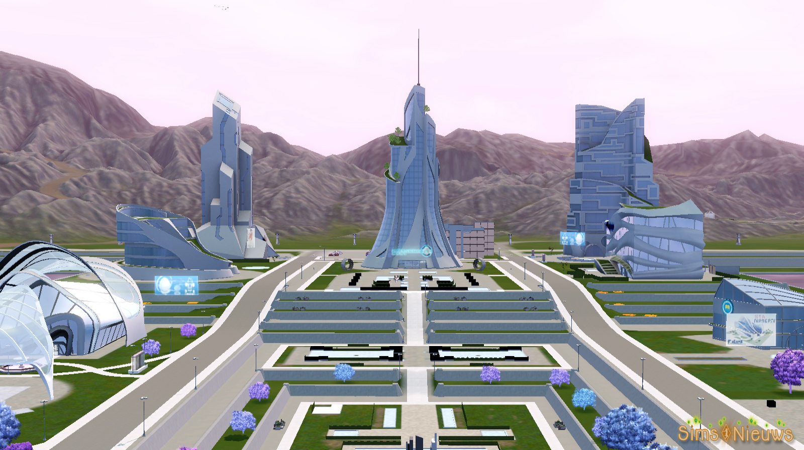 sims 3 into the future new town