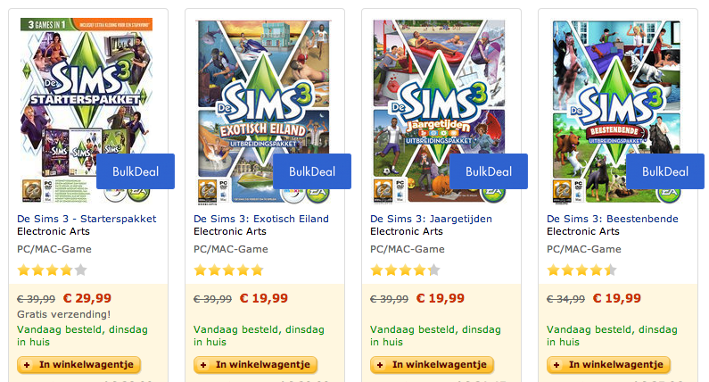 Kers ambitie Victor Bol.com: Sims Super Sale – Sims Nieuws